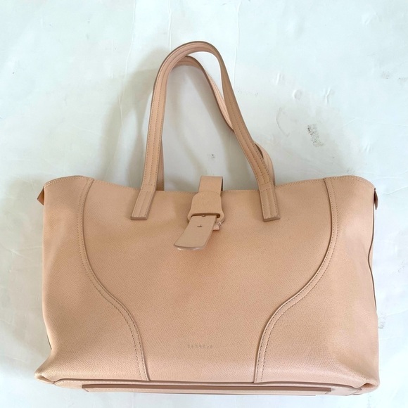 Senreve Nude/ Blush Pink Leather Voya tote bag - Picture 2 of 15